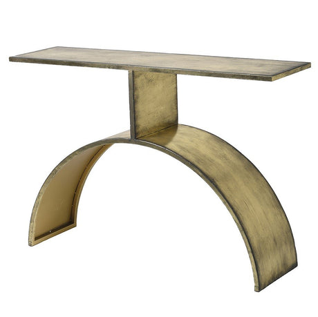 Genevieve Antique Gold Console Table