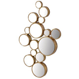Justine Fifteen Circles Gold Mirror