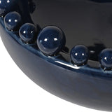 Axelle Dark Blue Bobble Edged Bowl