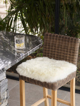 Longwool Square Sheepskin Seat Pads