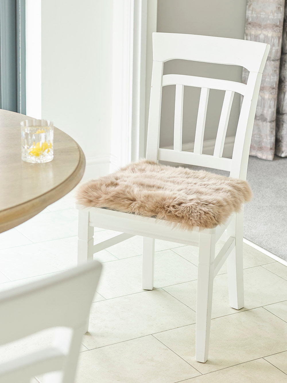 Longwool Square Sheepskin Seat Pads