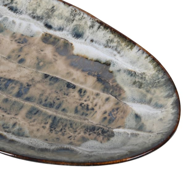 Ines Ocean Glaze Plate