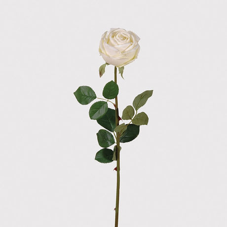 Isaline Faux Cream Rose Stem