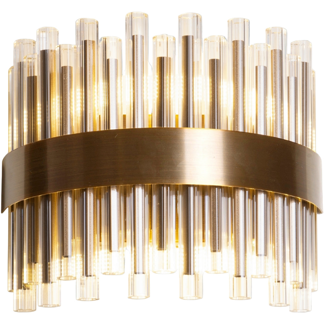 Camille Antique Brass Wall Lamp