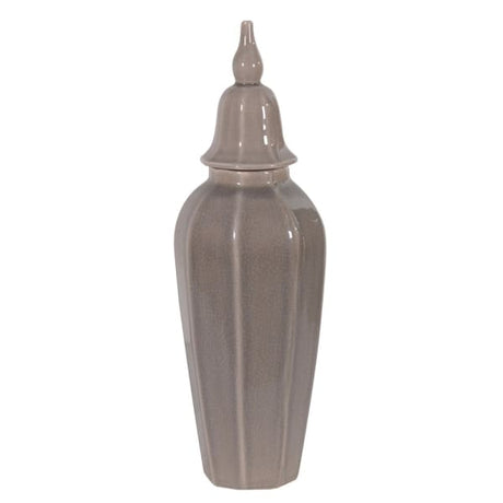 Louise Small Grey Lidded Urn