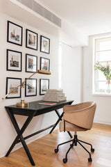 Maelys Cross Leg Desk with Drawer