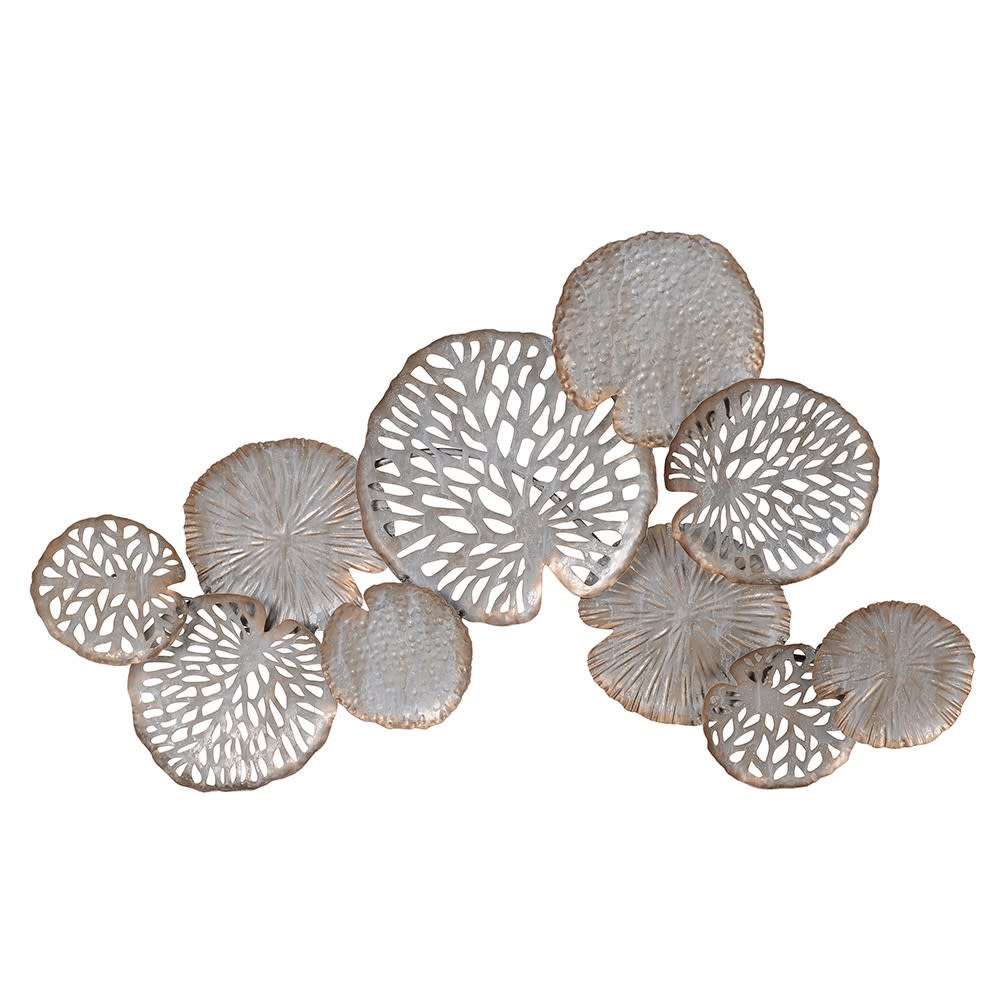 Aurelie Lilypads Wall Art (Metal)