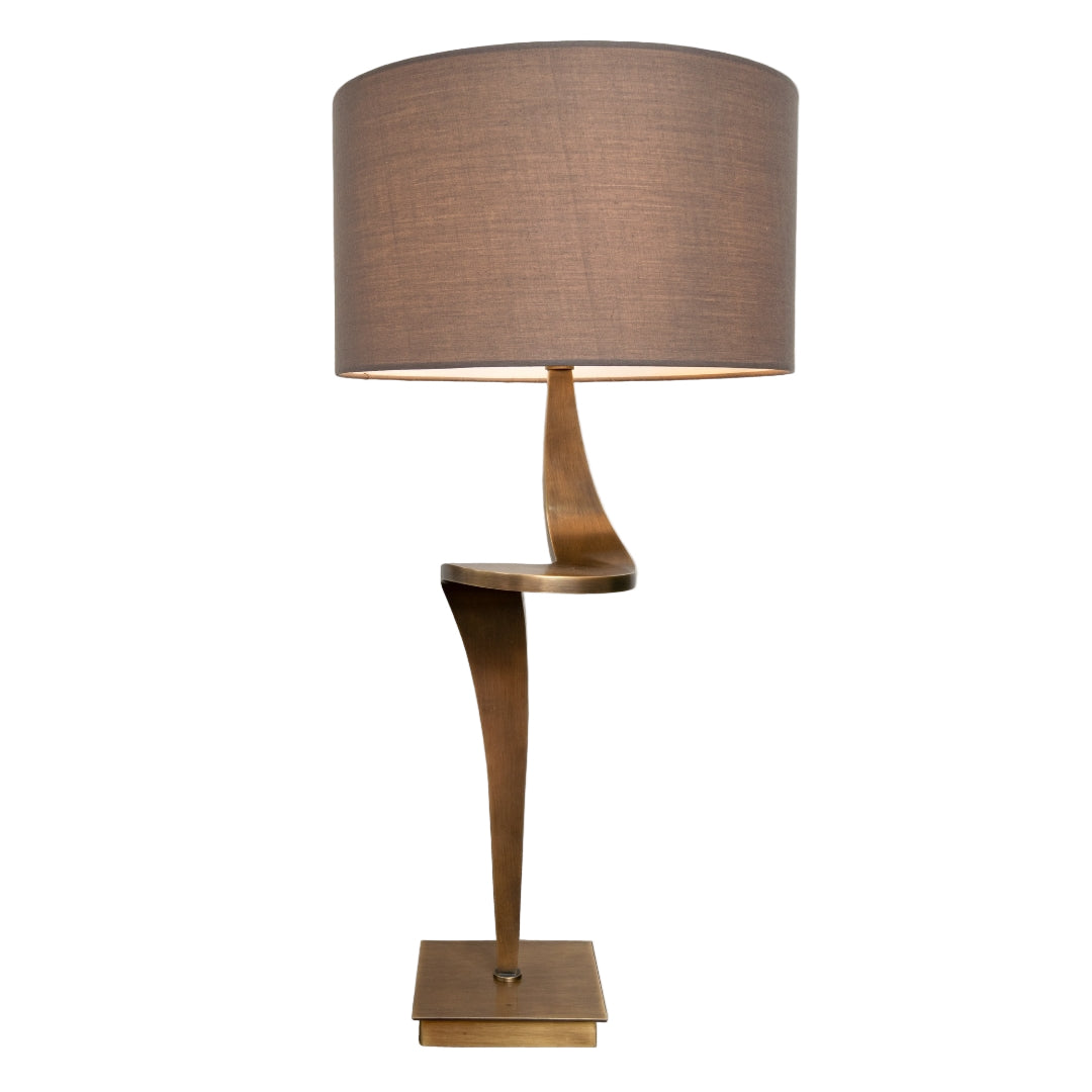 Oriane Antique Brass Finish Table Lamp