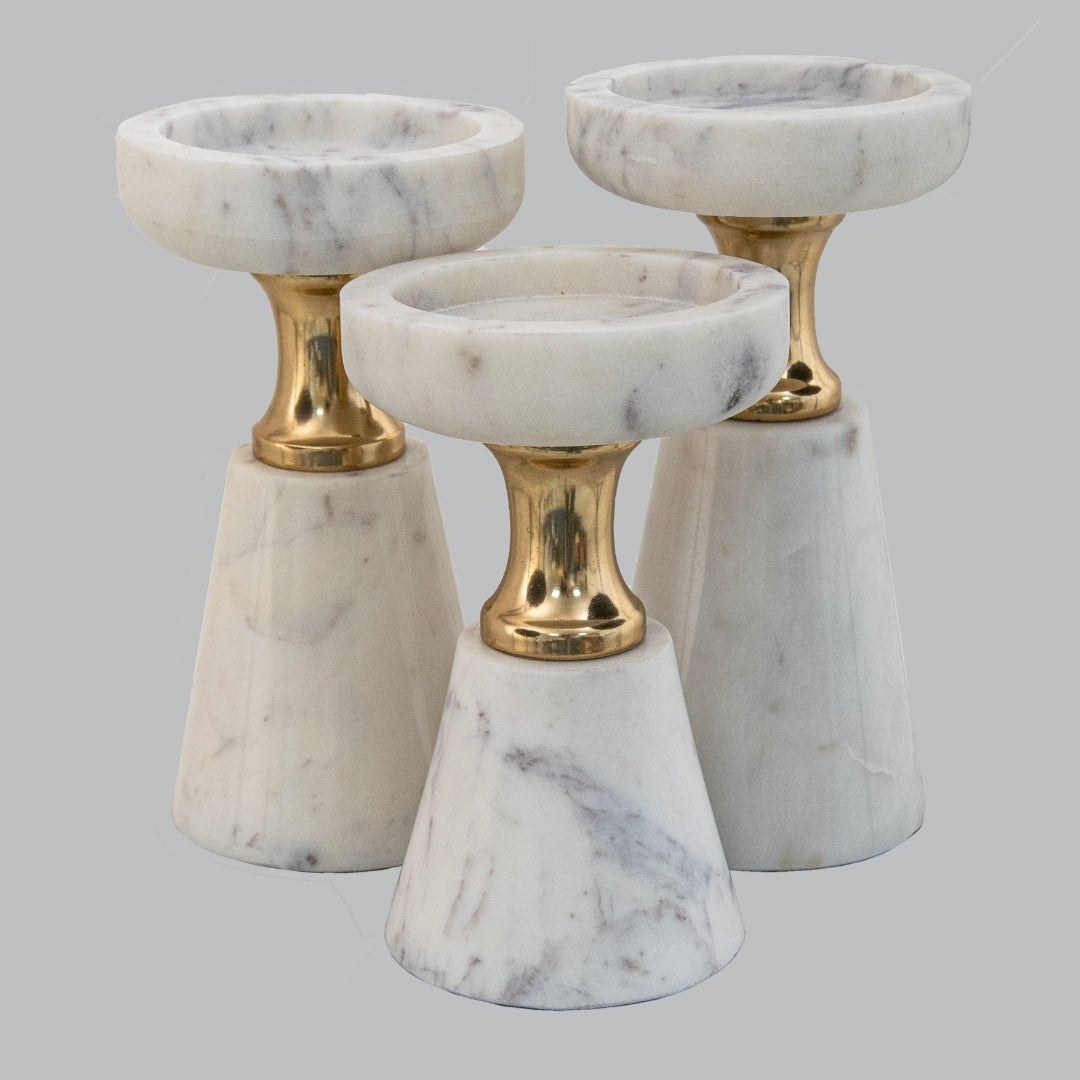 Gisele Set of 3 Candle Holders