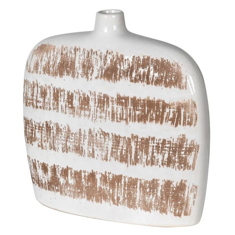 Rosalie Striped Ceramic Vase