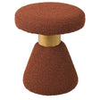Faustine Rust Boucle Stool