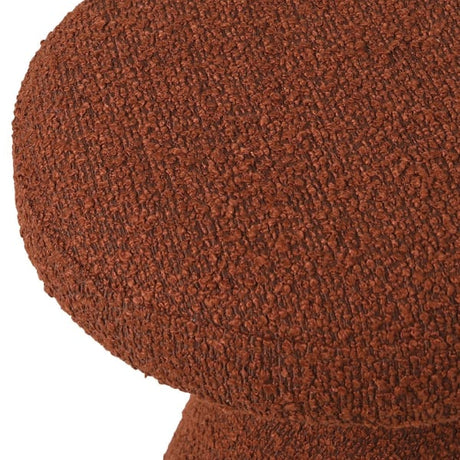 Rust Boucle Stool