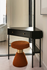 Rust Boucle Stool