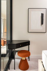 Rust Boucle Stool