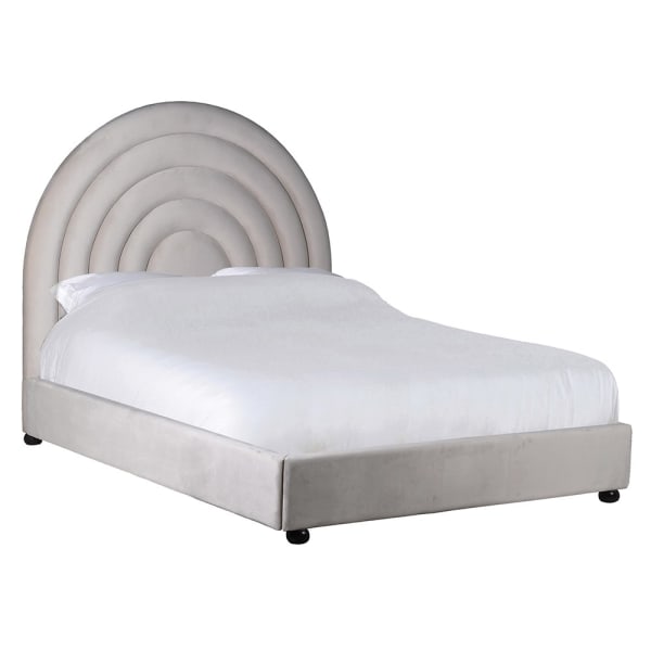 Noemie Curved Ecru 5ft. King-size Bed