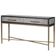 Brigitte Oak & Shagreen Console