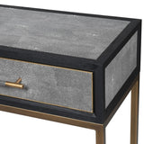 Brigitte Oak & Shagreen Console