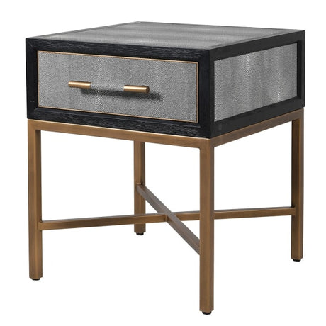 Brigitte 1 Drawer Side Table