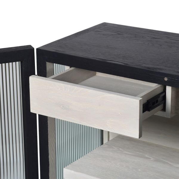Roxane Fluted Glass Sideboard