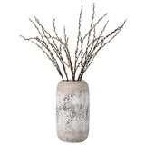 Salome Tall Distressed Stone Vase