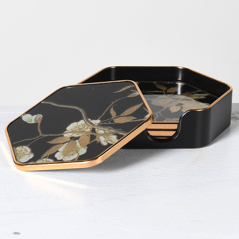 Clarisse Hexagon Oriental Coasters (Set of 4)