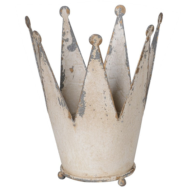Lison Cream Princess Crown Candle Holder