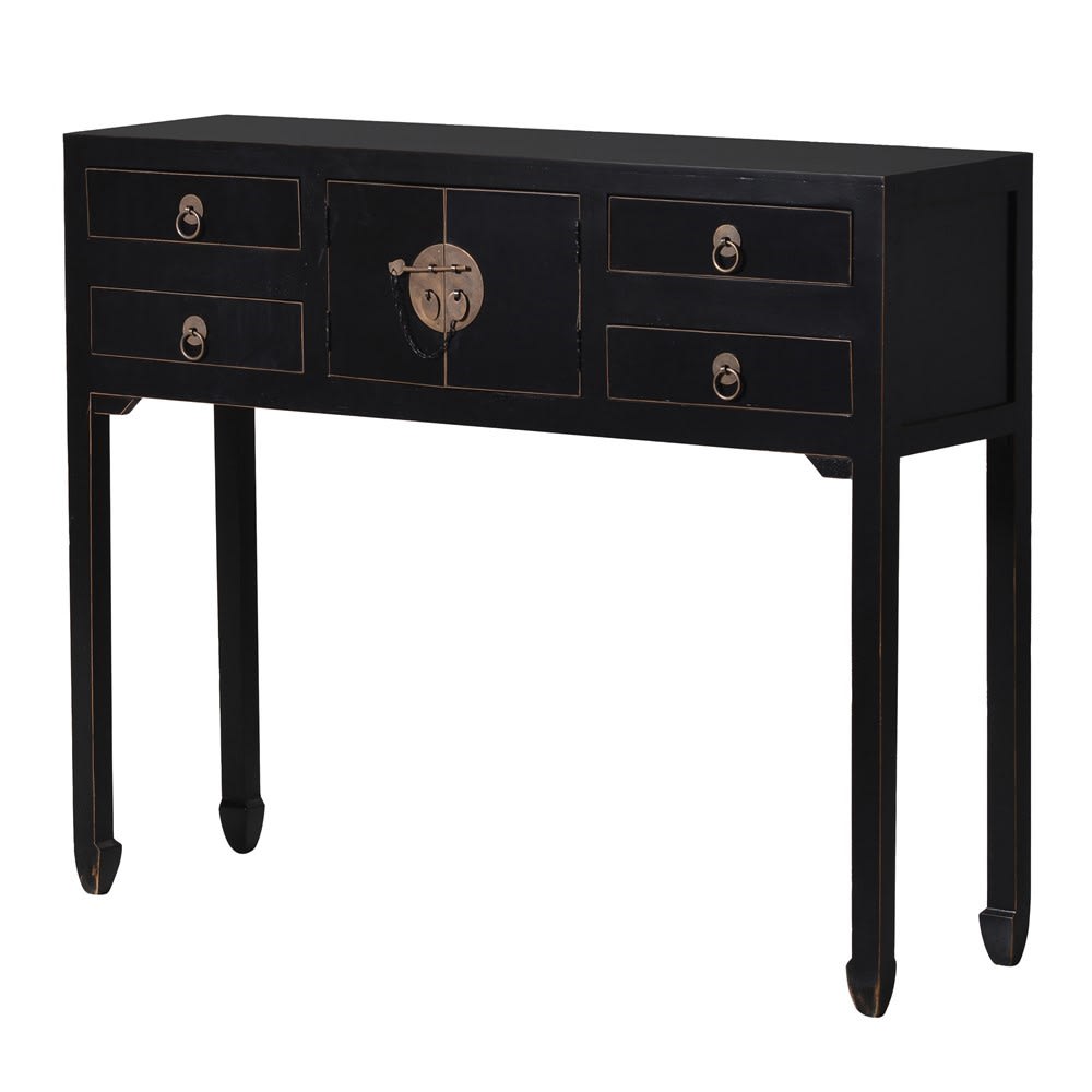 Solene Mahogany/Black Console