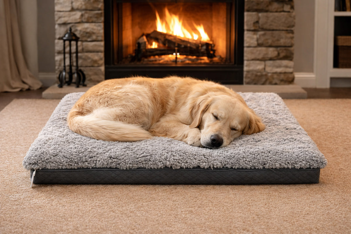 Marianne Sheepskin Short Wool Pet Bed