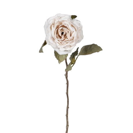 Siena Baby Pink Rose Spray with Leaves