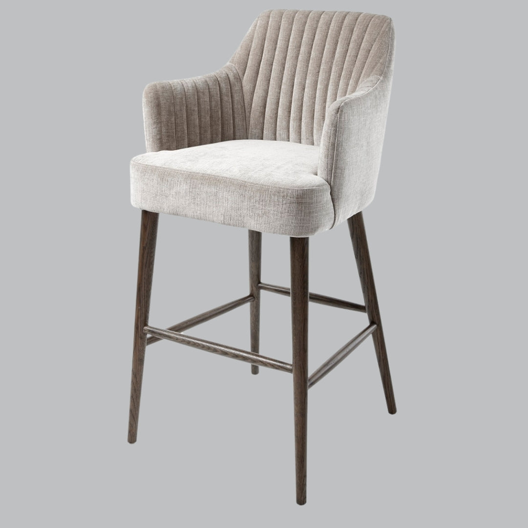 Sylviane Latte Finish Bar Stool