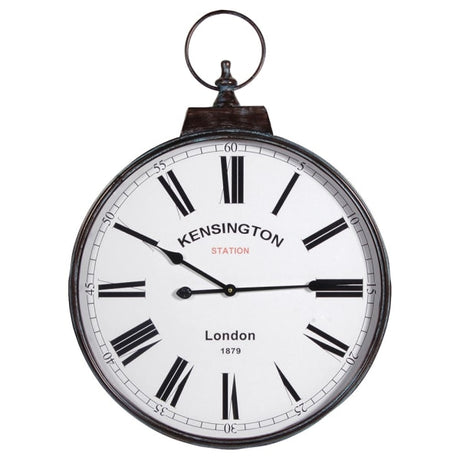 Sylvie 'Kensington Station' Roman Numerals Wall Clock