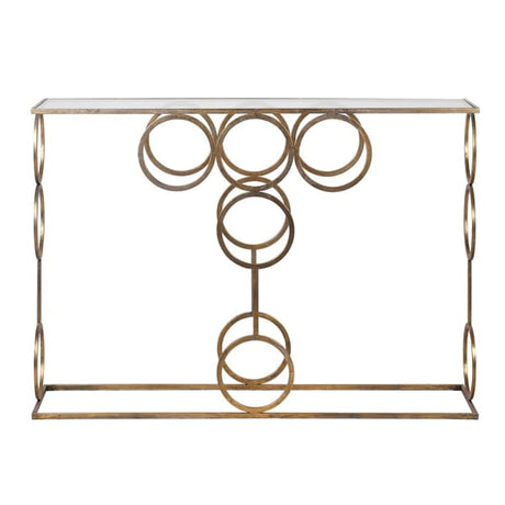 Violette Linked Circles Console Table