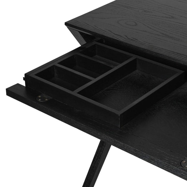 Maelys Cross Leg Desk with Drawer